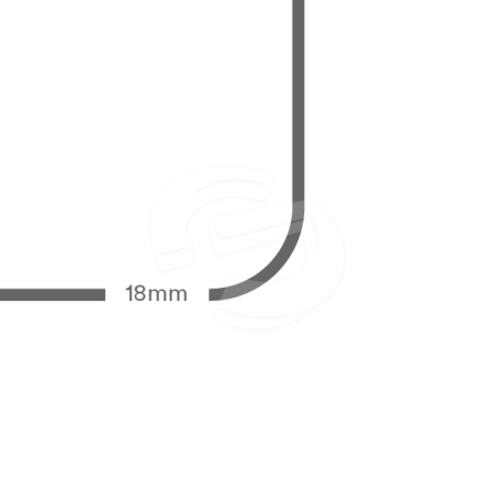 18mm Radius Corner Die for Corner Pro 4