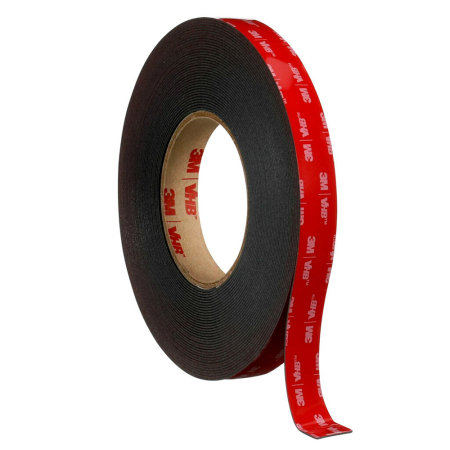 3M™ 5925F VHB Acrylic Black Foam Tape  - 0.6mm Thick 
