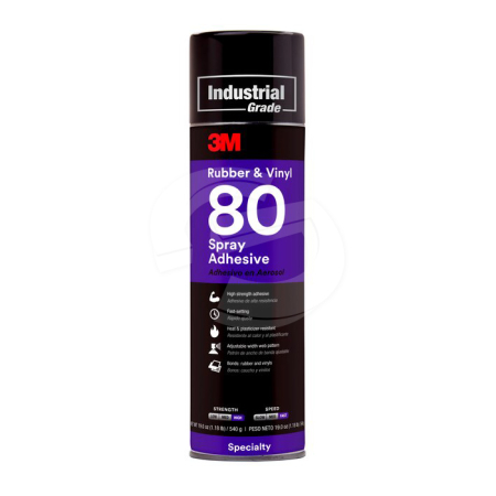 3M™ Rubber and Vinyl 80 Spray Adhesive - 500 ml