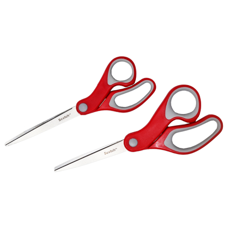 3M Scotch Comfort Scissors - Red