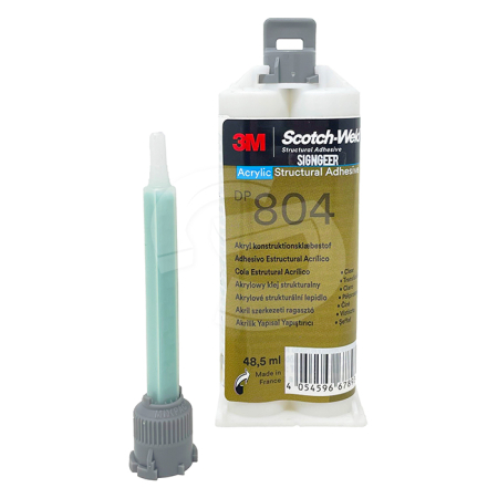 3M™ Scotch-Weld™ Clear EPX Acrylic Adhesive DP804 (1:1) with Nozzle 