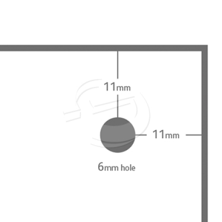 Corner Pro 4 Hole Punch Die - 6mm