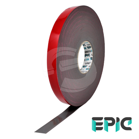 EPIC TRACK | Sign Channel Bonding Foam Tape 1.1mm Thick - Grey