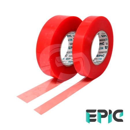 EPIC FLEX | Banner Hemming Tape - D/S Clear 0.2mm Thick