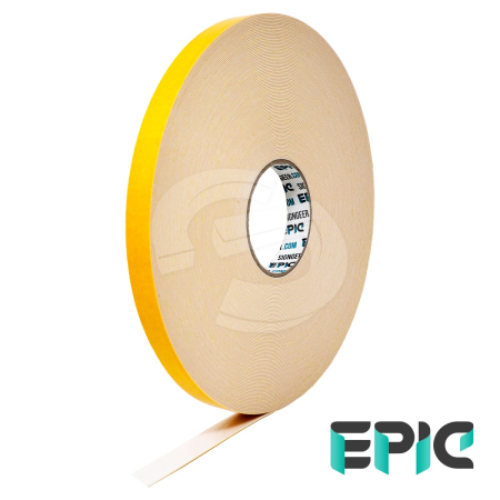 EPIC LIMITLESS General Purpose Signmakers Tape| 1mm Thick D/S Foam Tape - White