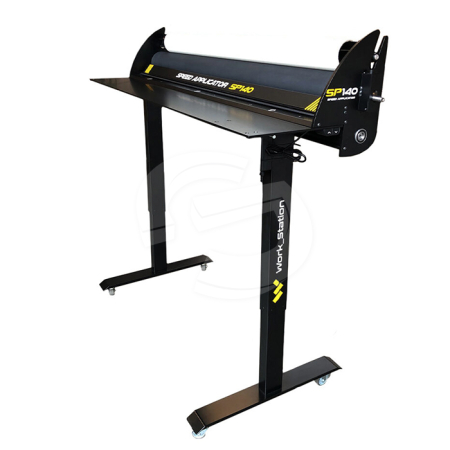 Height Adjustable Work Station for Vinyl Remover & Speed Applicator