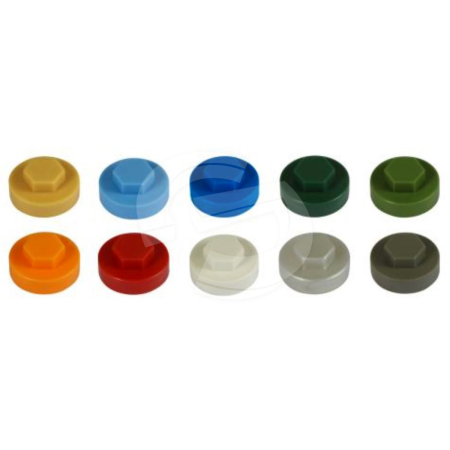 Hex Head Coloured Cover Caps