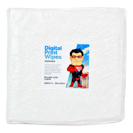 Lint Free Wipes - Digital Print (Pack 75)