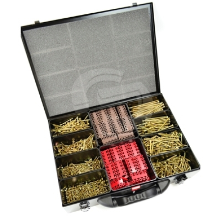 TIMCO Classic Yellow Screw Starter Kit - 1900 Pieces