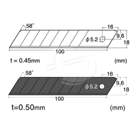 NT Cutter - Heavy Duty 18mm Replacement Blades