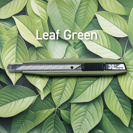 NT Cutter - Plastic Wide Body 9mm Auto-Lock Cutter (AR30D) - Leaf Green