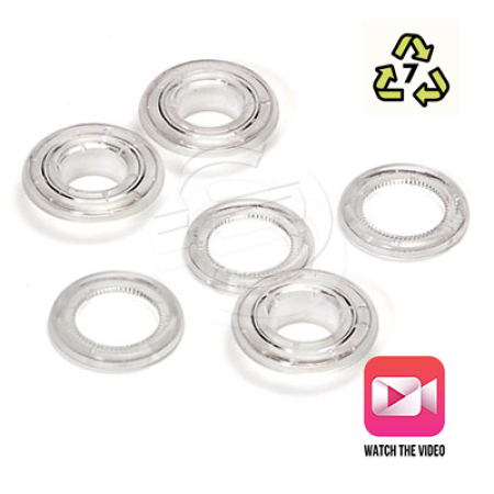 Plastic - Plastgrommet #3 Plastic Eyelets