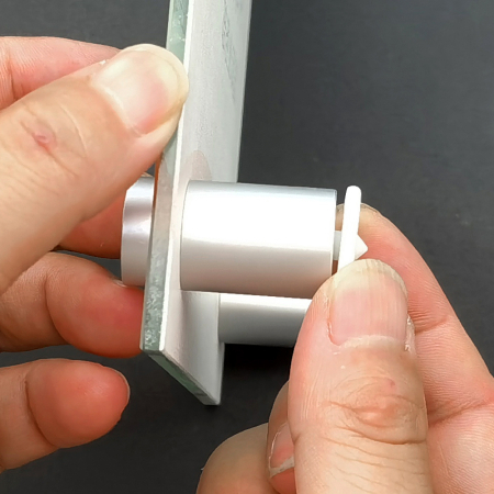 Step 1 - Insert the pin into the locator