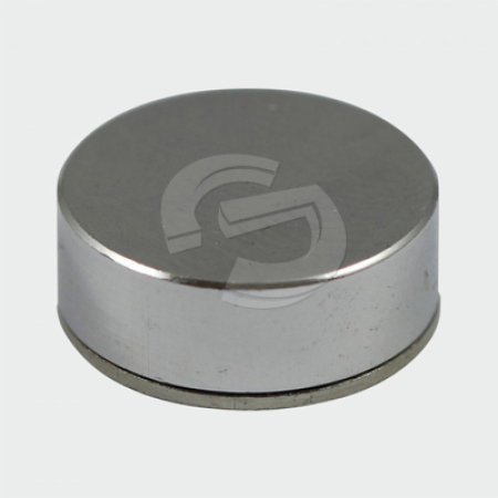 Polished Chrome Brass Threaded Screw Cap (Pack 4) (TSC14PCP)