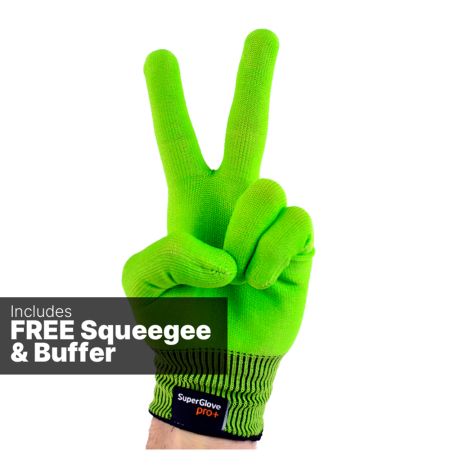 SuperGlove Pro+ Application Glove - Sneaky Edition - Lime Green