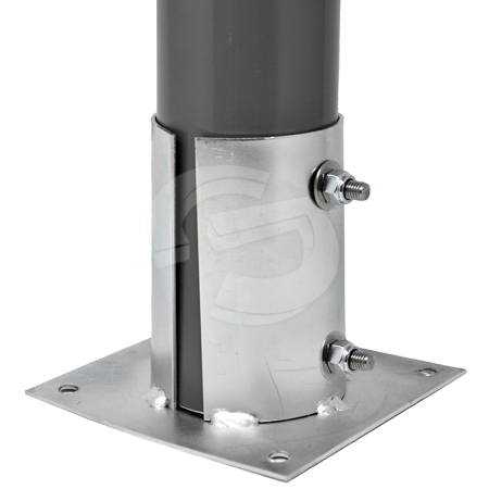 Surface Mounted Bolt Down Post Anchor for Round Posts
