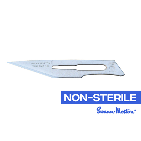 #10A Swann Morton Non-Sterile Carbon Steel Blades (Box of 100)