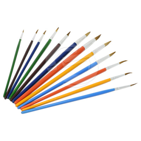 Tapered Fine Bristle Brushes