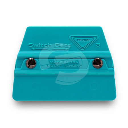 Tri-Edge Switch Card - 3/4 - Teal