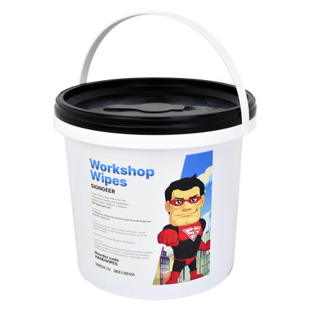 Heavy Duty Large Workshop Wipes (Tub of 100)